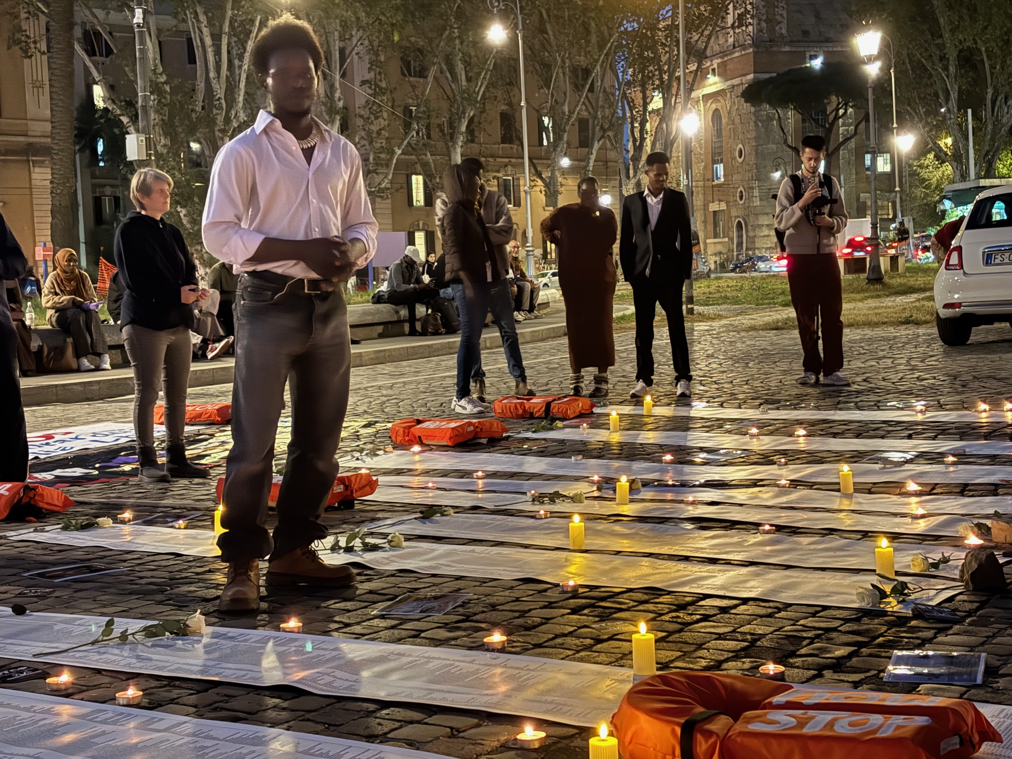 Action days in Rome, 17.10.2025, Commemoration