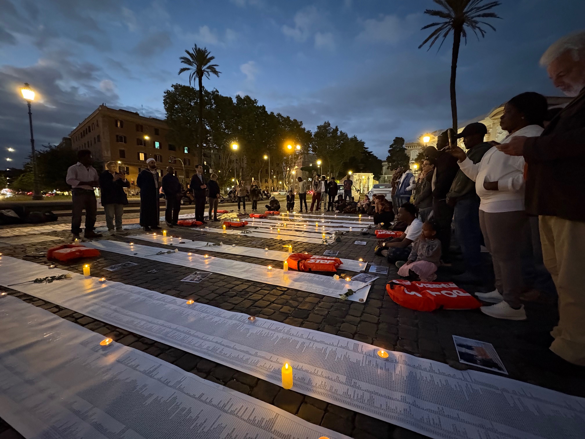 Action days in Rome, 17.10.2025, Commemoration(1)