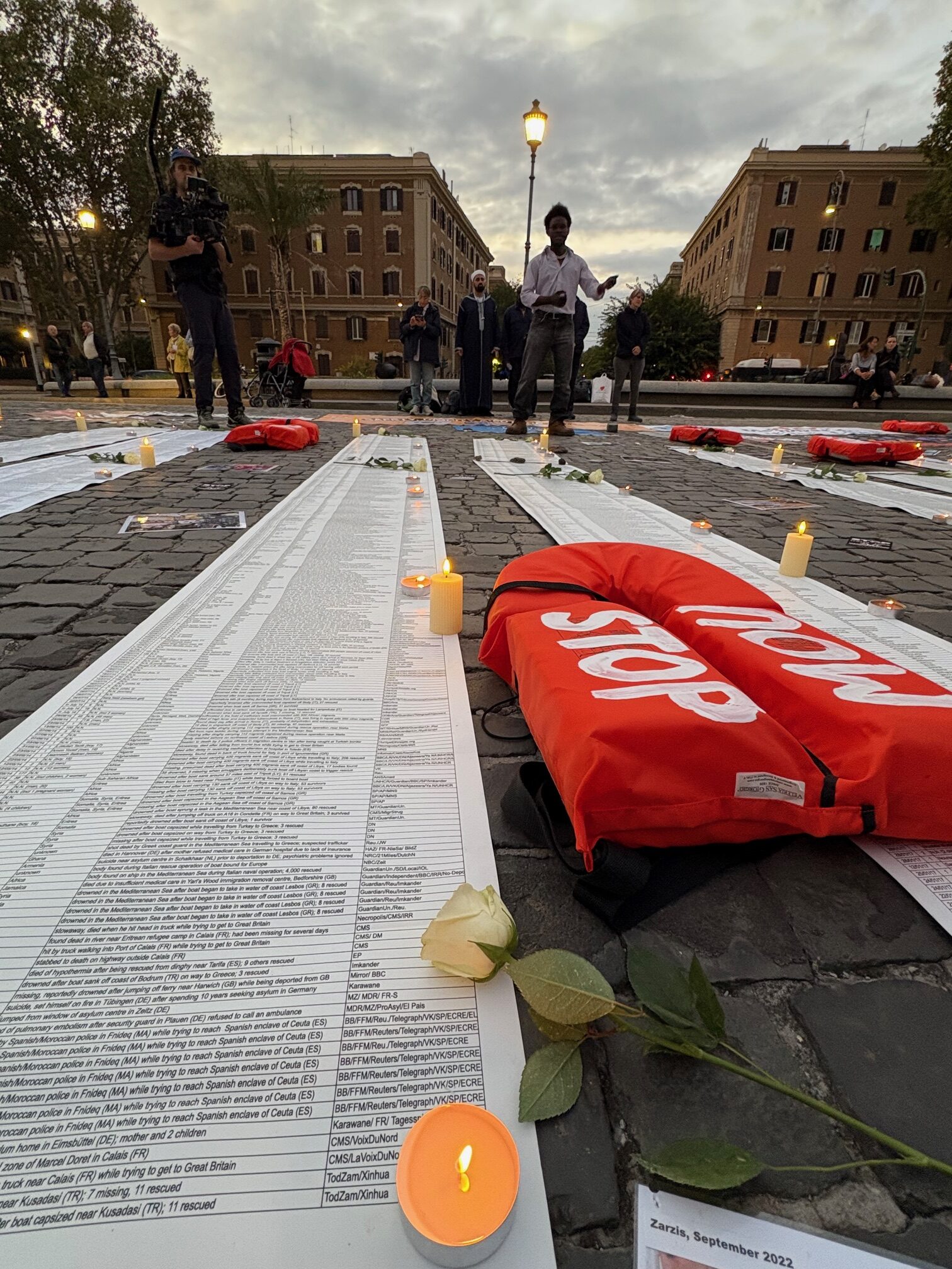 Action days in Rome, 17.10.2025, Commemoration(3)