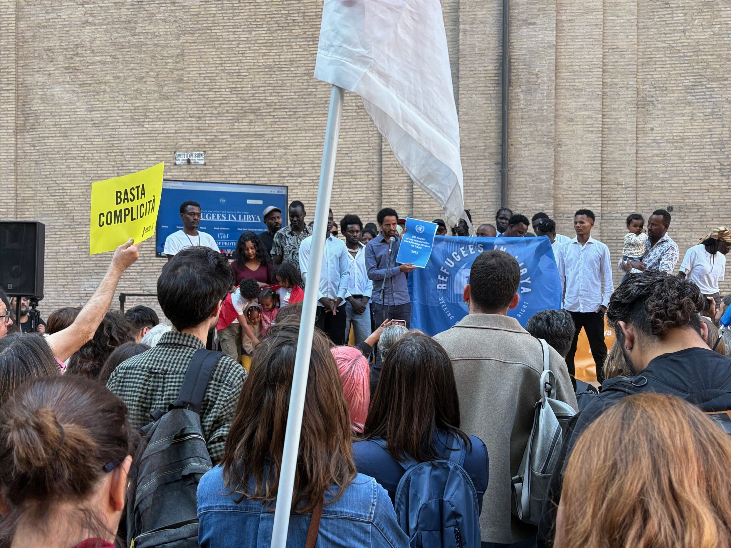 Action days in Rome, 18.10.2025, stage of survivors(2)