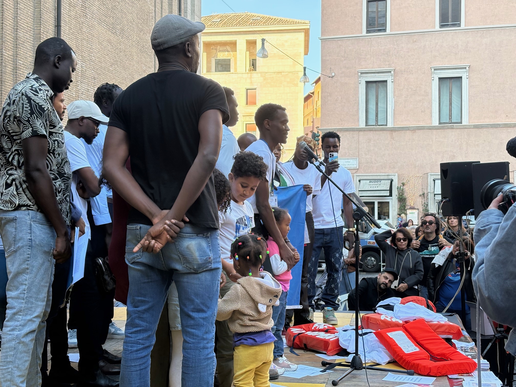 Action days in Rome, 18.10.2025, stage of survivors(3)