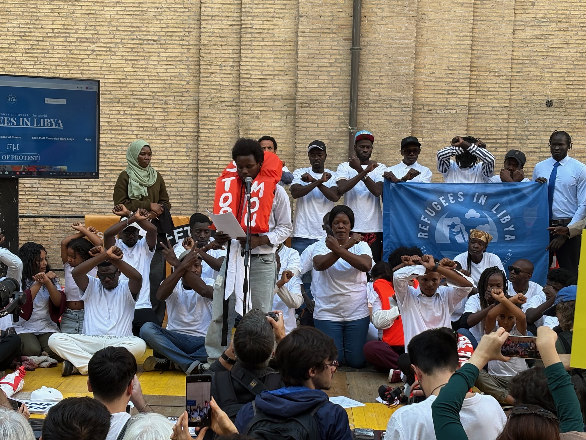 Action days in Rome, 18.10.2025, stage of survivors(5)