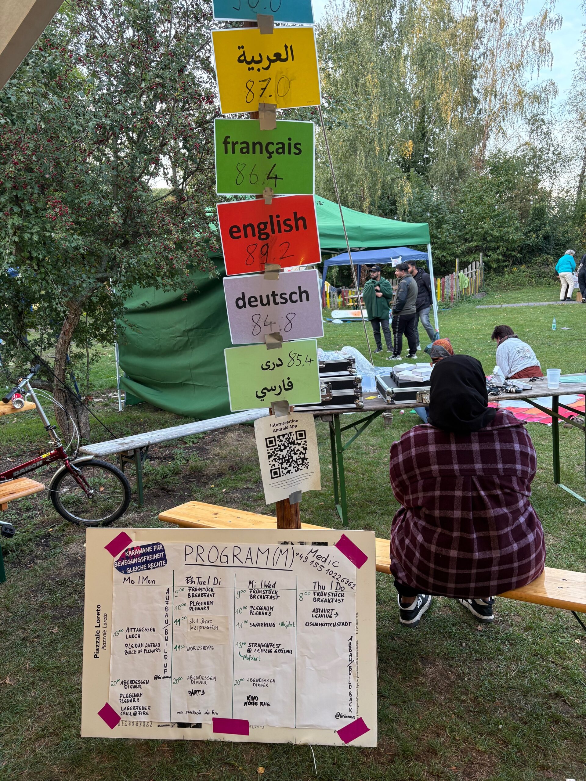 We`ll Come United Caravan, Grimma, September 2025, Credit KMII Hanau